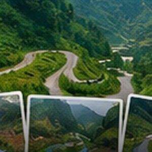 Cung đường núi Hà Giang nhìn từ trên cao