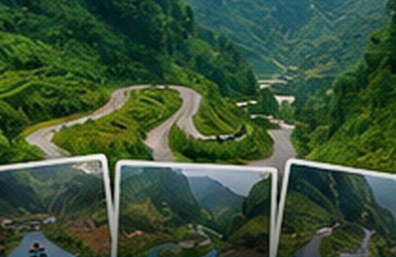 Cung đường núi Hà Giang nhìn từ trên cao
