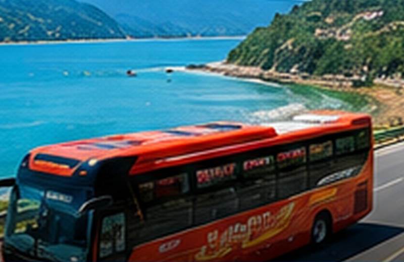 Xe khách trên tuyến Đà Lạt đi Nha Trang